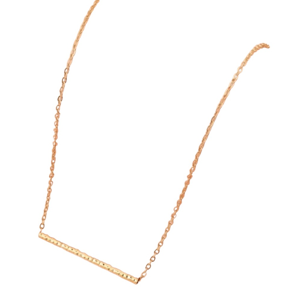 Gold Bar Adjustable Necklace